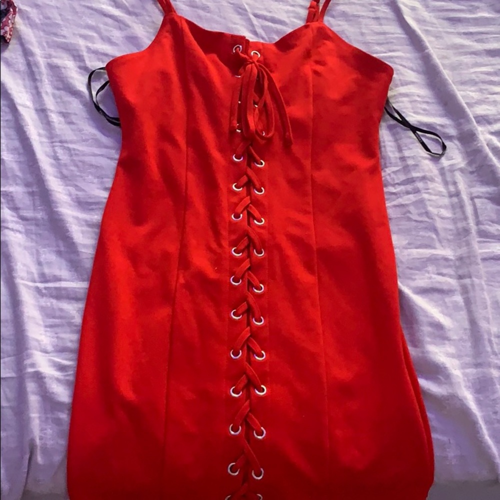 Red dress